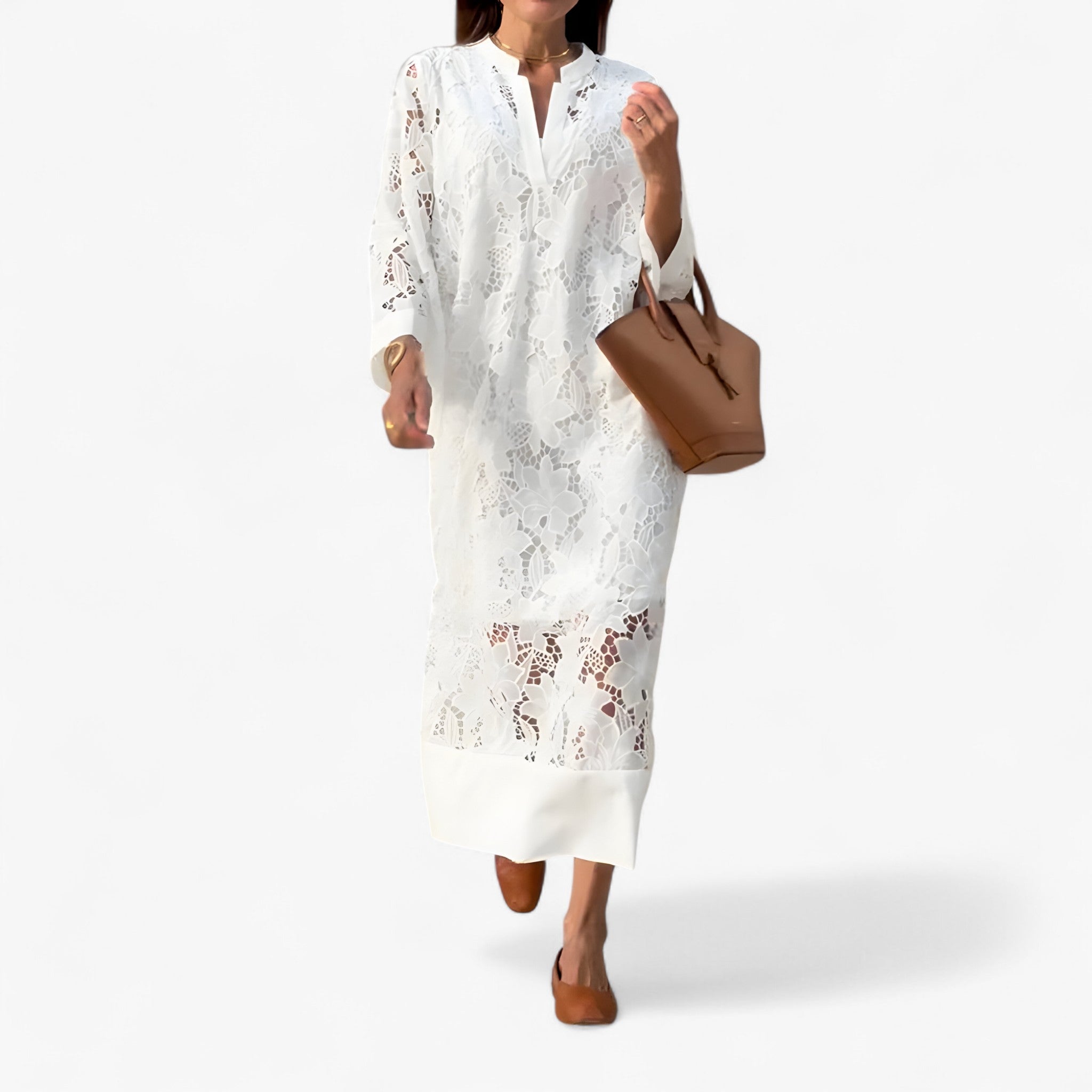 Vicky | Elegant Kjole i Blonde - - women's fashion - {{ product_tags }