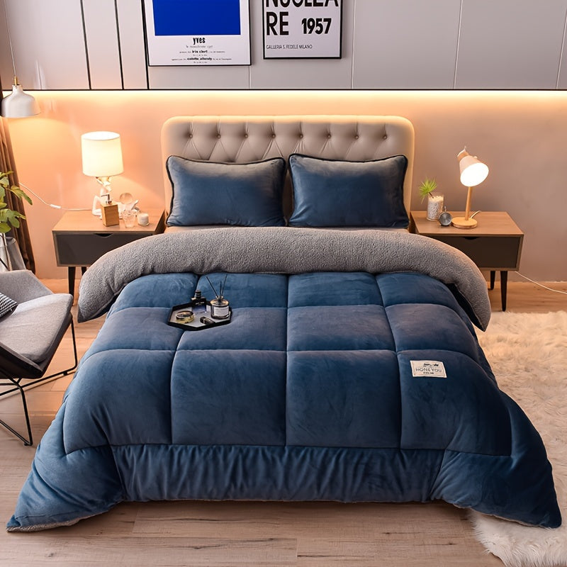Dobbeltsidet Sherpa Fleecetæppe - Tykt & Blødt - - Home Decor - {{ product_tags }