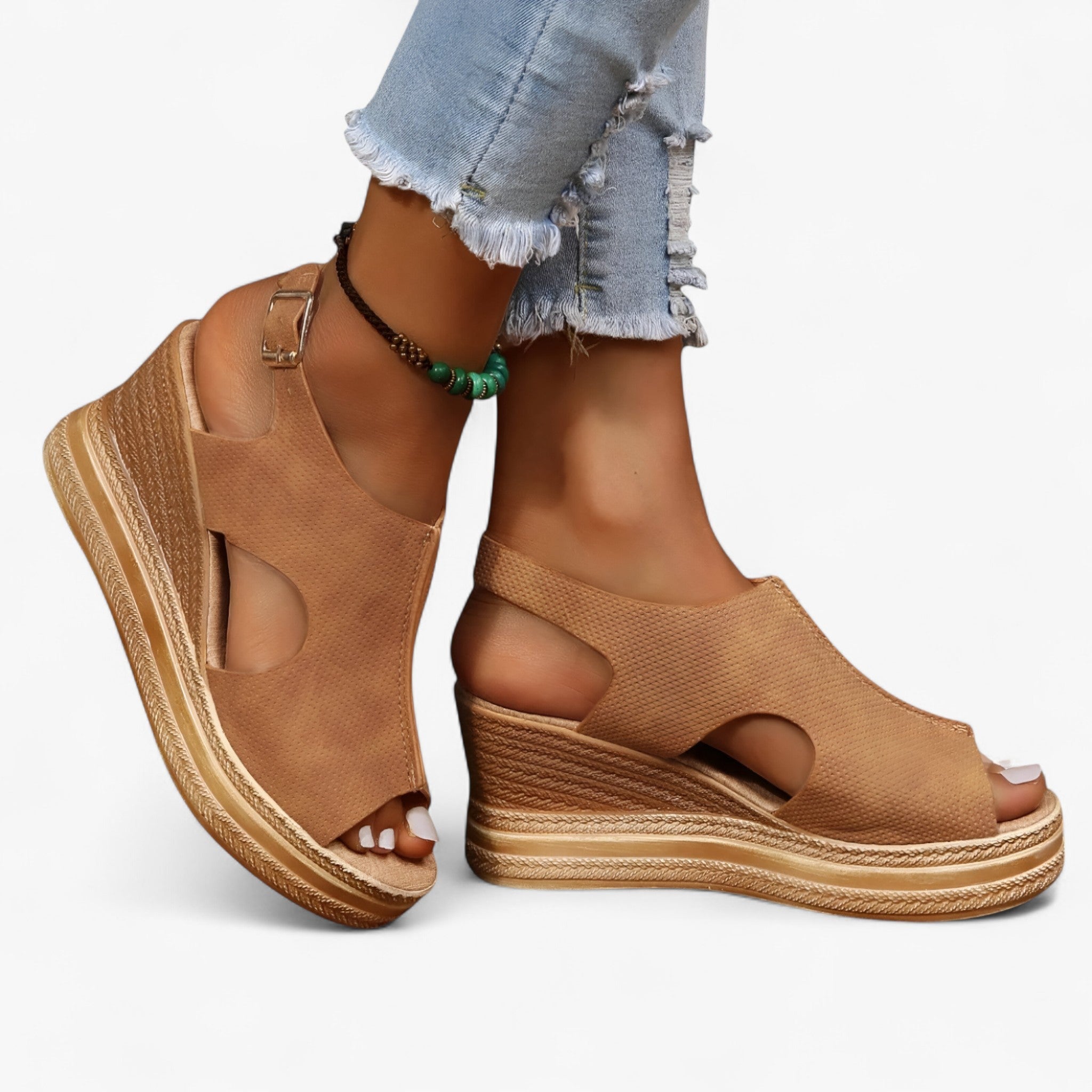 Cora | Plateausandaler - Komfortable og elegante - - Cora | Plateausandaler - Komfortable og elegante - €25 - {{ product_tags }