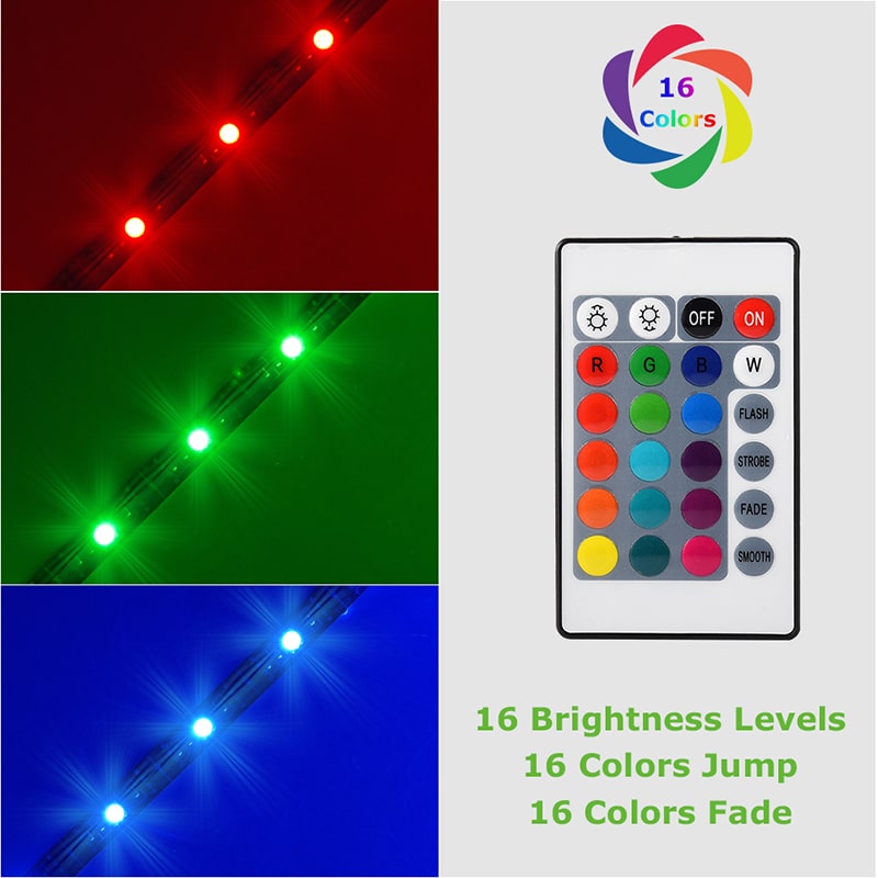 TV Baggrundsbelysning LED Strip – 16 Farver, USB - - LED Strip Light - {{ product_tags }