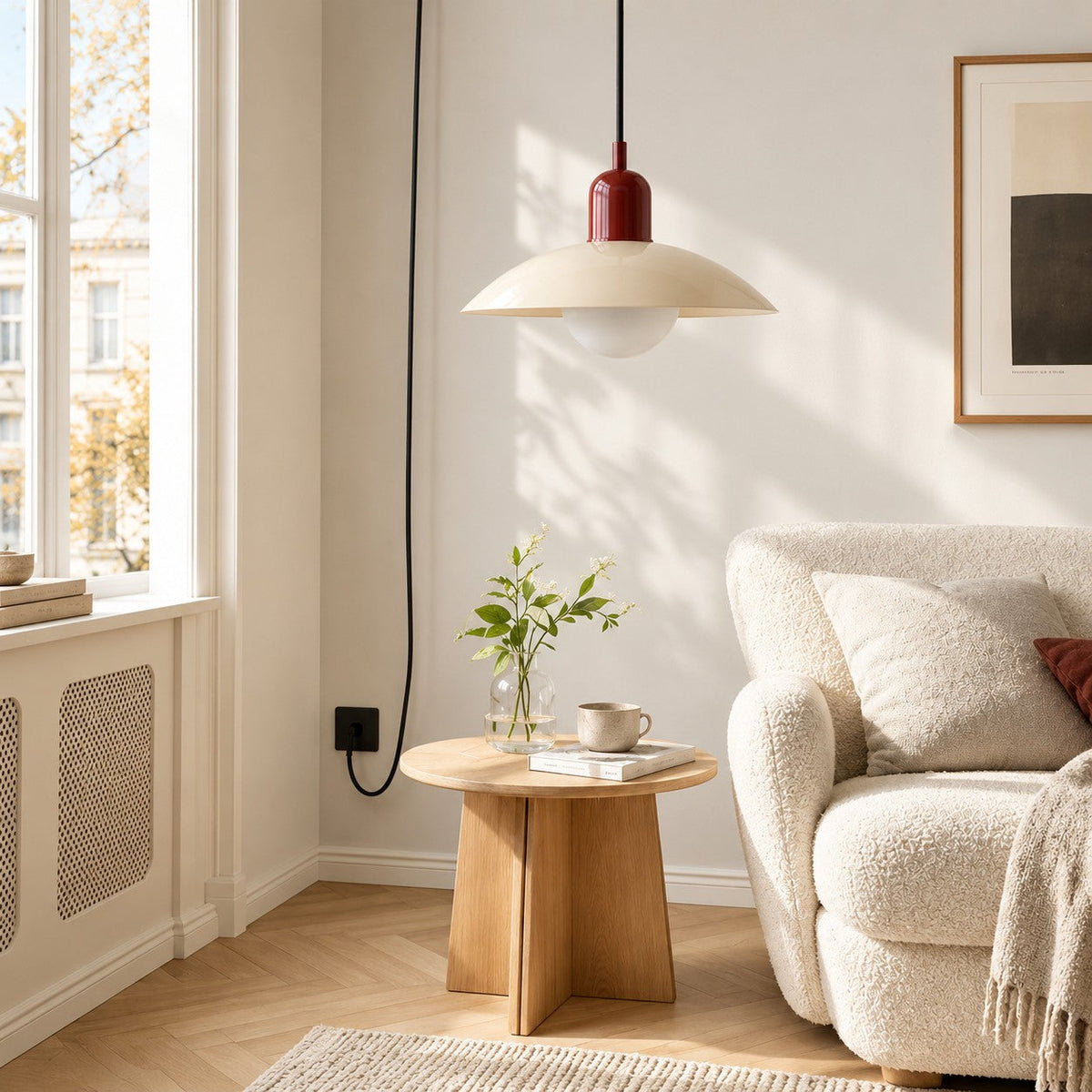 Mid Century Bauhaus Stikkontakt Pendellampe - - Home Decor - {{ product_tags }