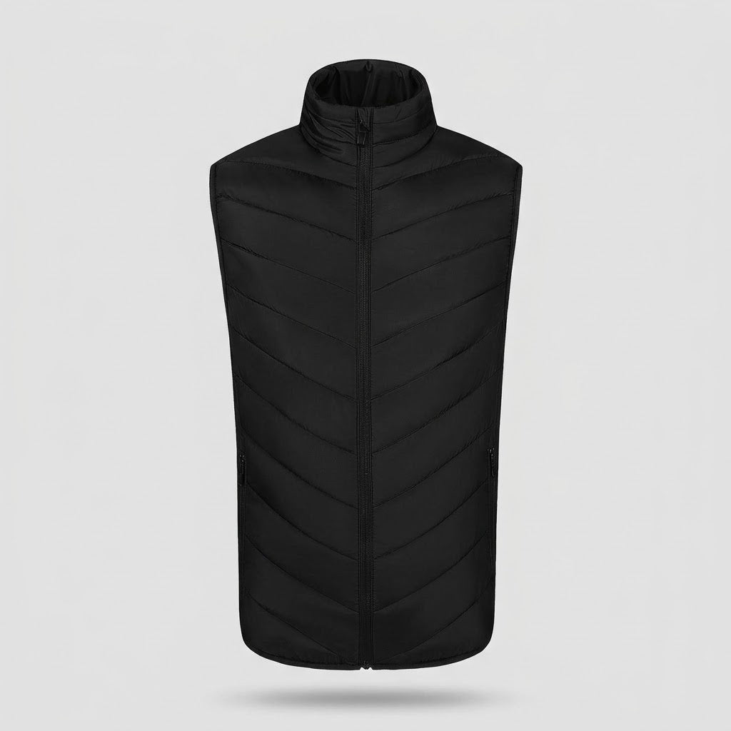 Unisex Elektrisk Opvarmet Vest - USB-Opvarmning, Justerbar Temperatur