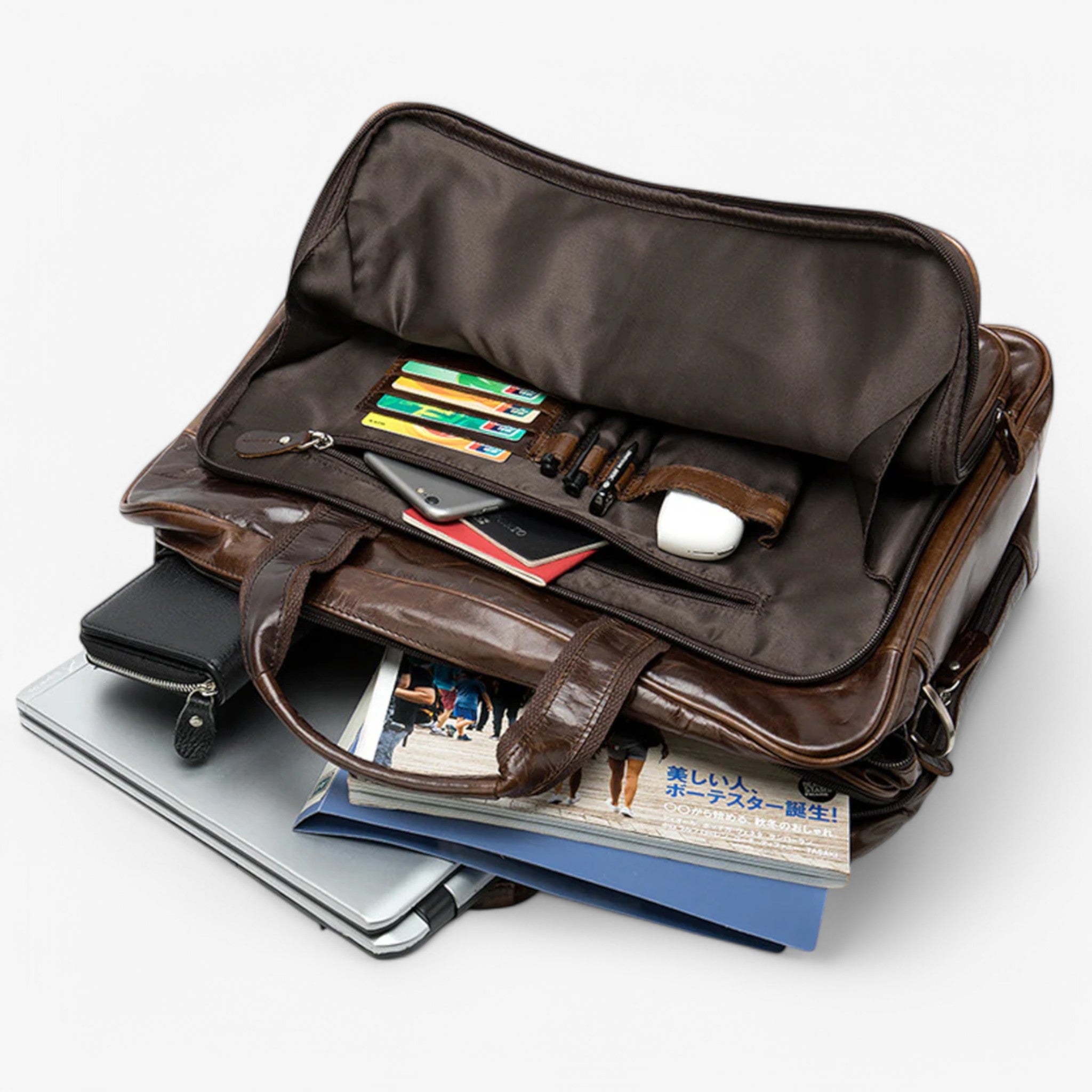 Cosmo | Lædertaske med skulderrem - - bags - {{ product_tags }