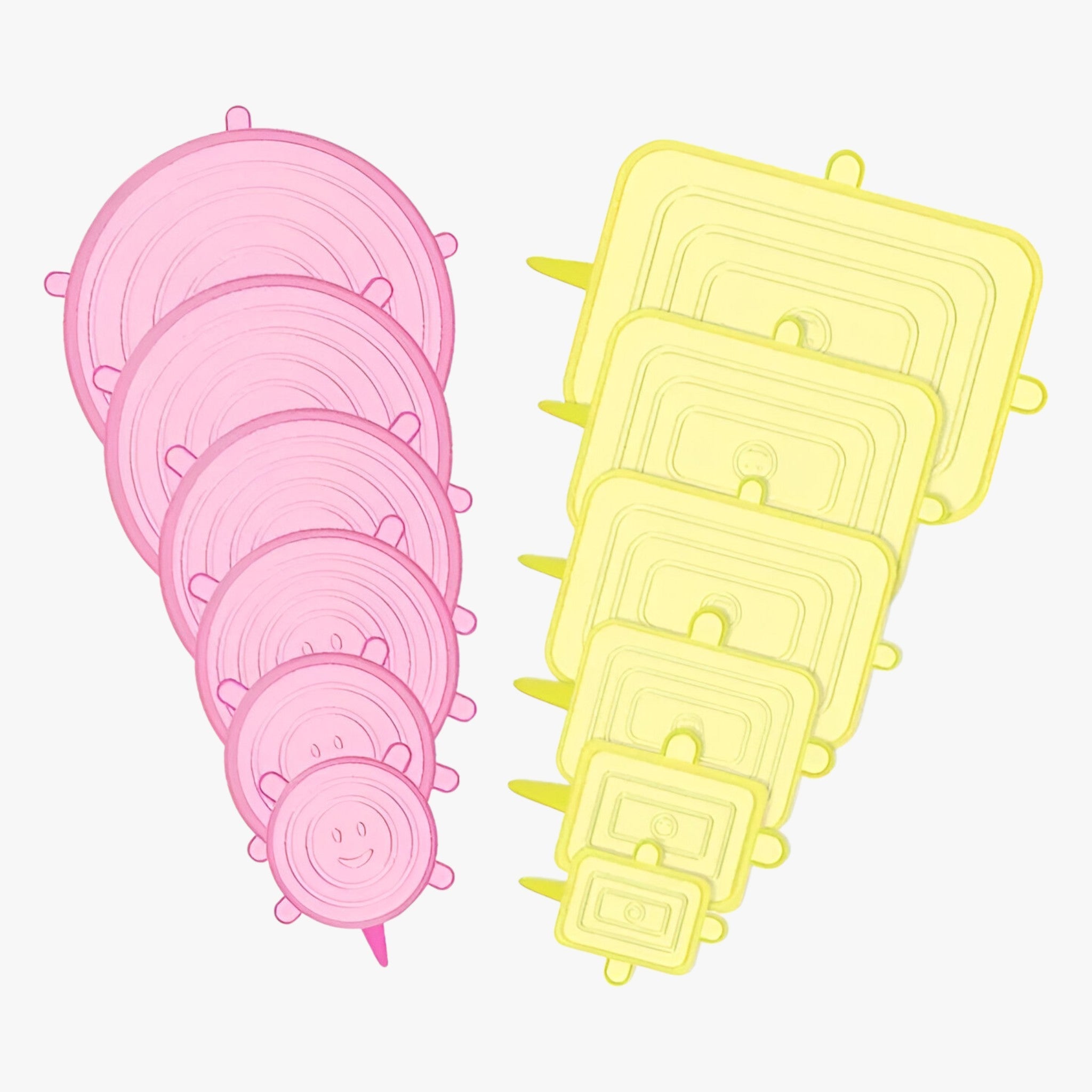 12 stk Silikone Dæk | Bæredygtige, genanvendelige maddække - Sæt 8 - house & garden - {{ product_tags }