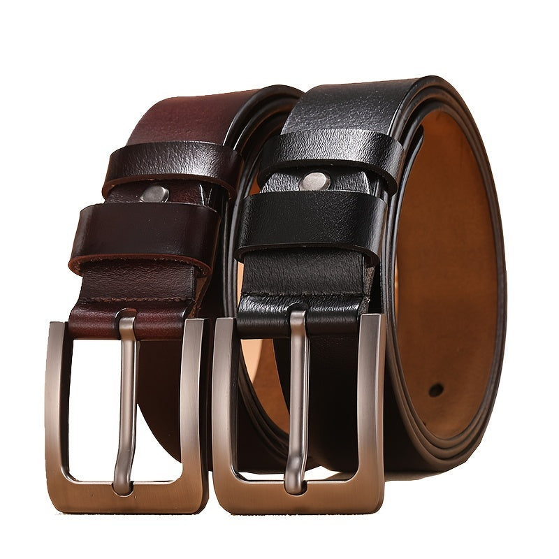 1 ægte rund læderbælte - - men's fashion - {{ product_tags }