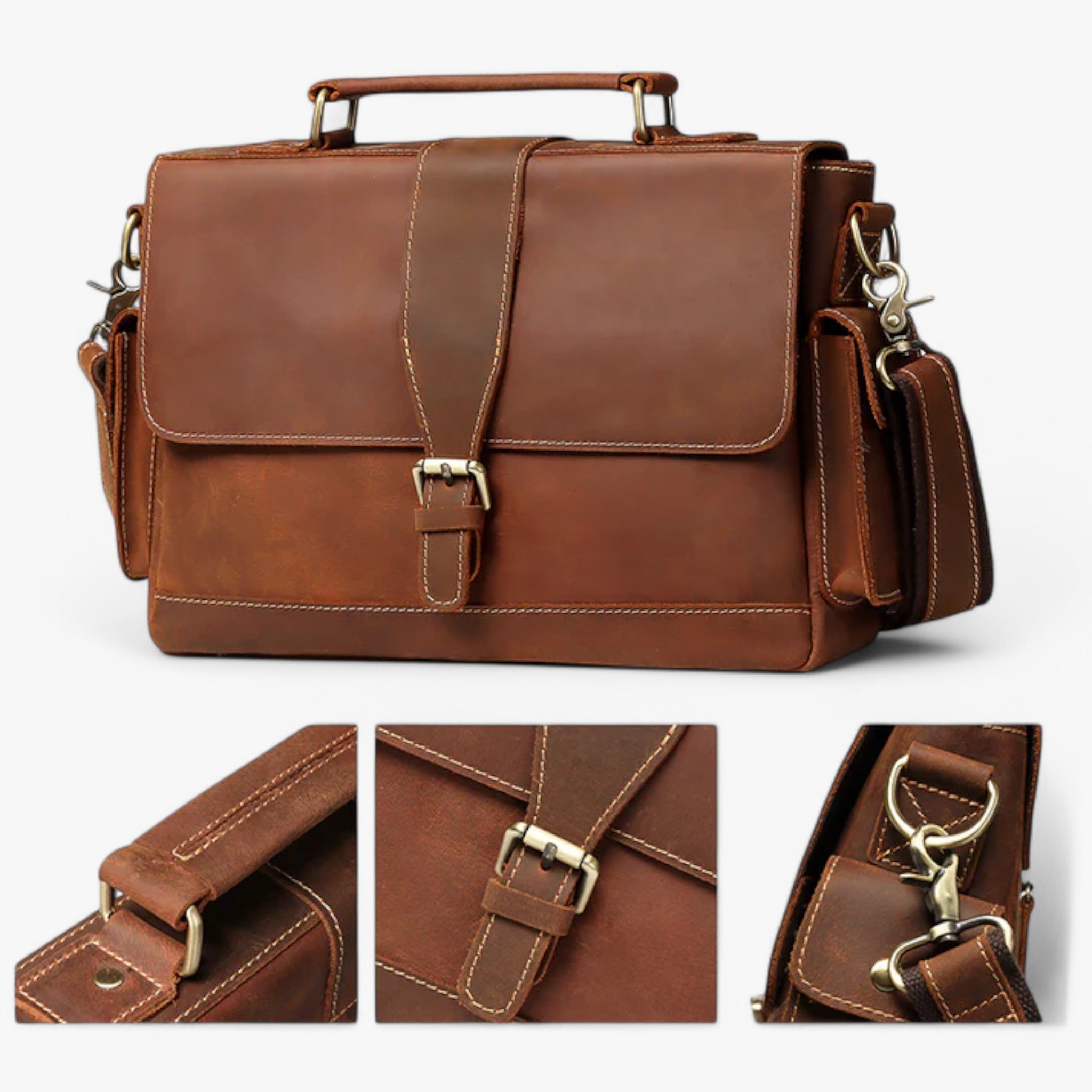 Iker | Arbejdstaske i læder - - bags - {{ product_tags }