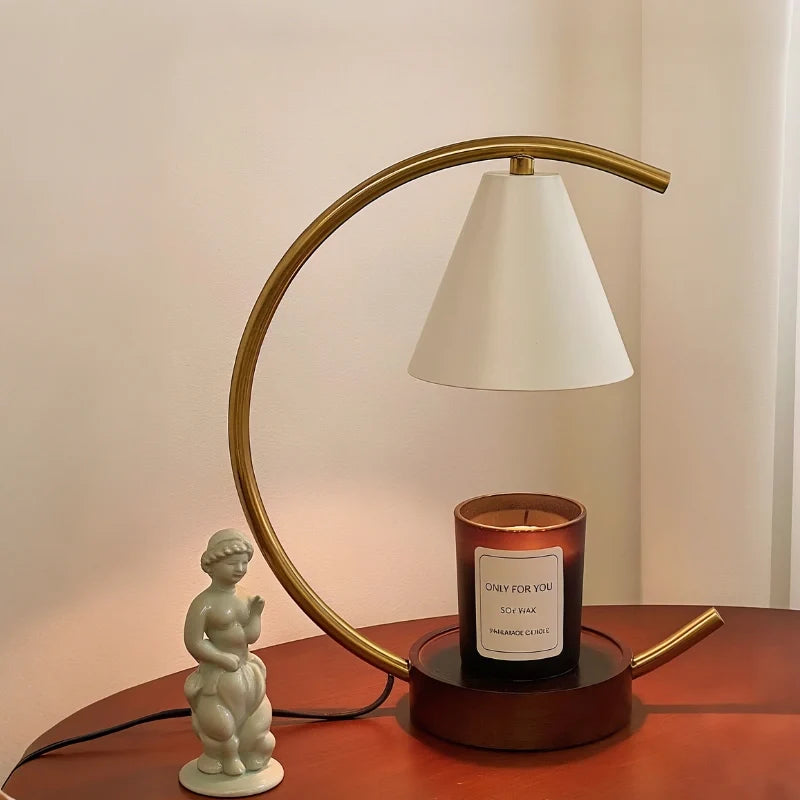 Moonveil Vokslampe – Elegant Lys- & Voksvarmer
