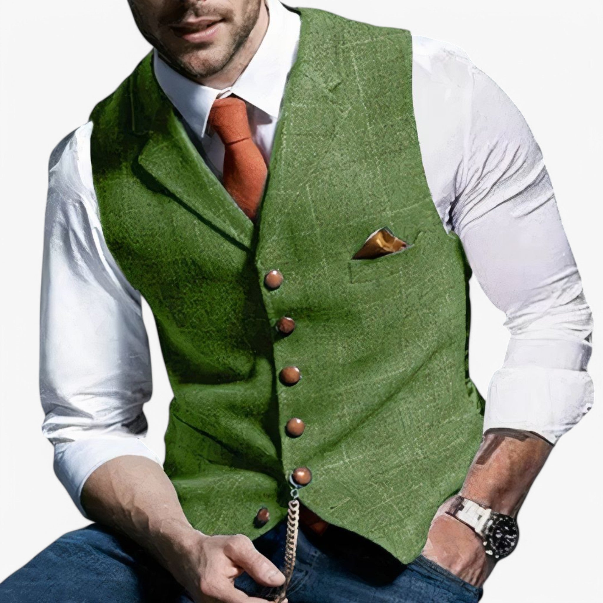 Daniel | Tidsløs herregilet - Grøn - Daniel | Tidsløs herregilet - €25 - {{ product_tags }