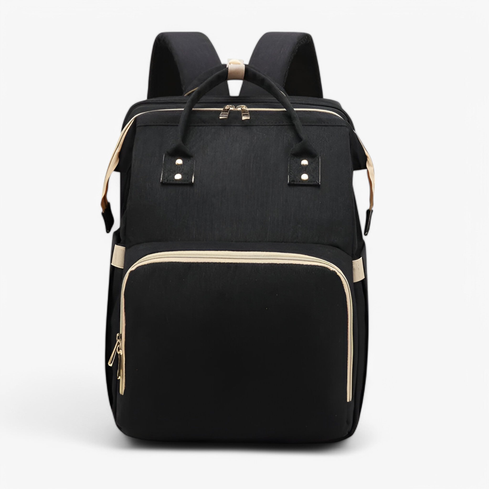 Lisa | Multifunktionelle Vikletasker med Seng - Sort - baby - {{ product_tags }