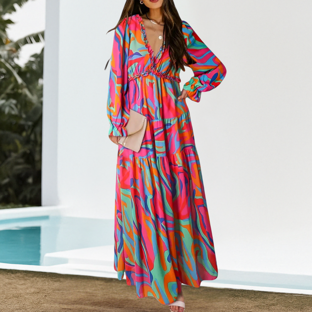 Juliana – Elegant blomsterkjole