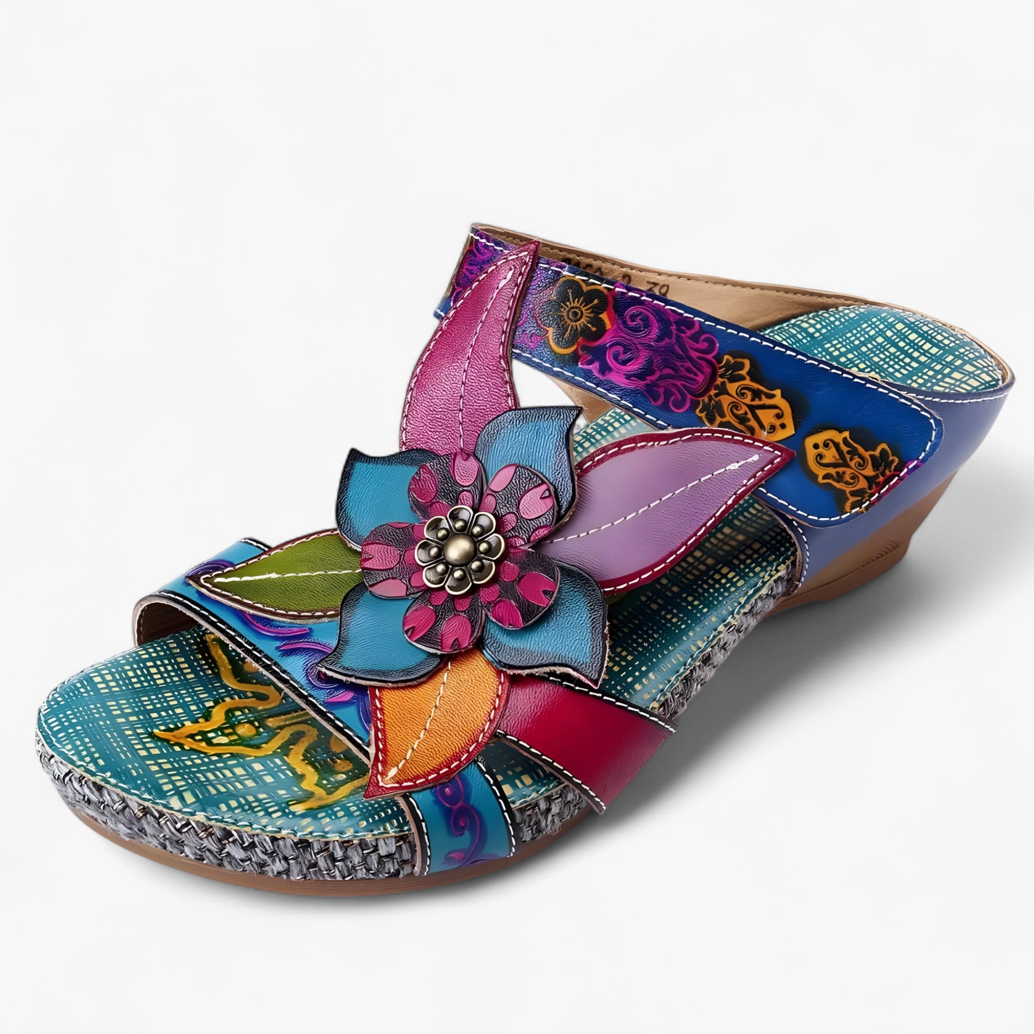 Dalia | Sandaler Bohemia - Blå Bali - shoes - {{ product_tags }