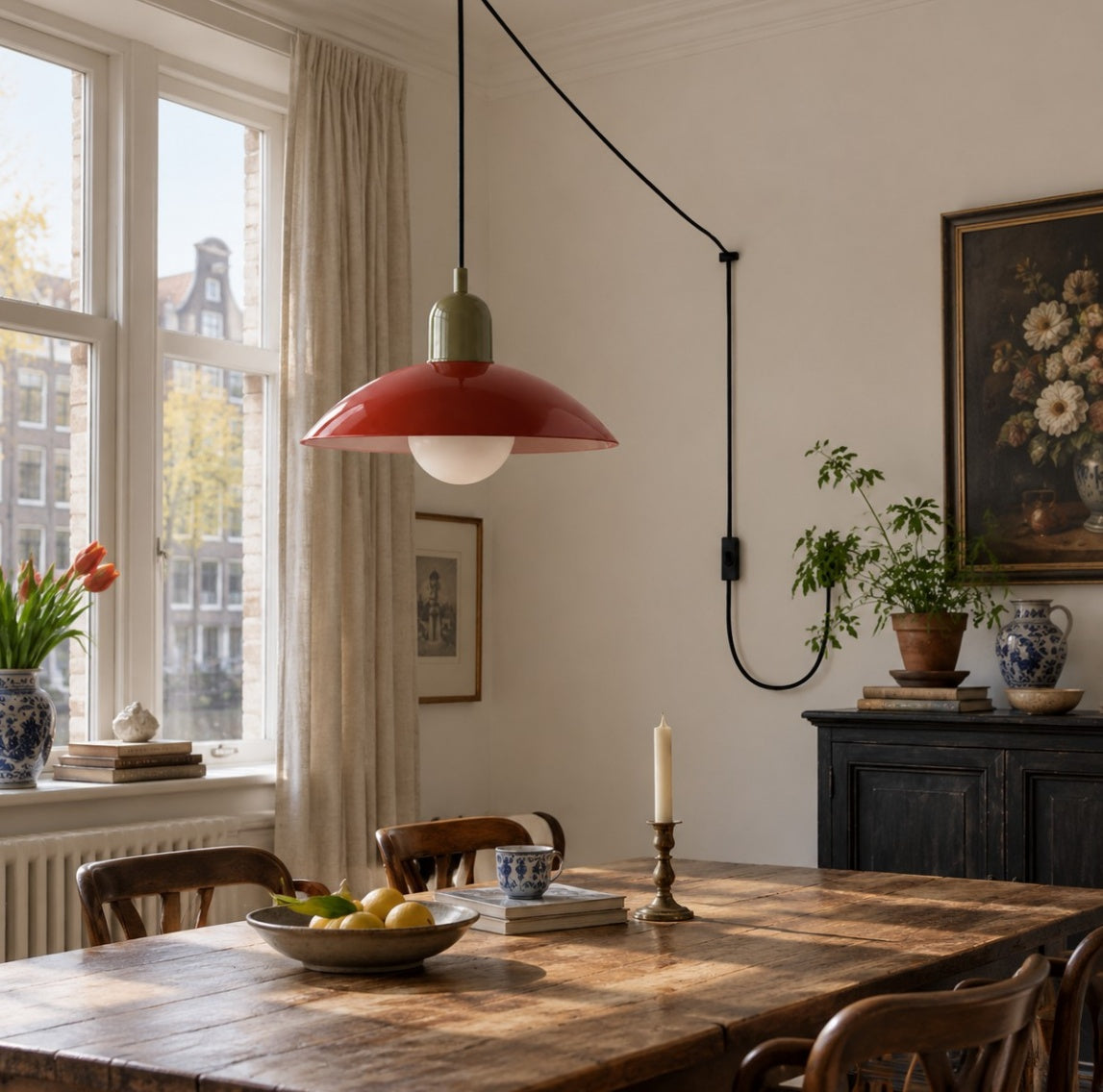 Mid Century Bauhaus Stikkontakt Pendellampe - - Home Decor - {{ product_tags }