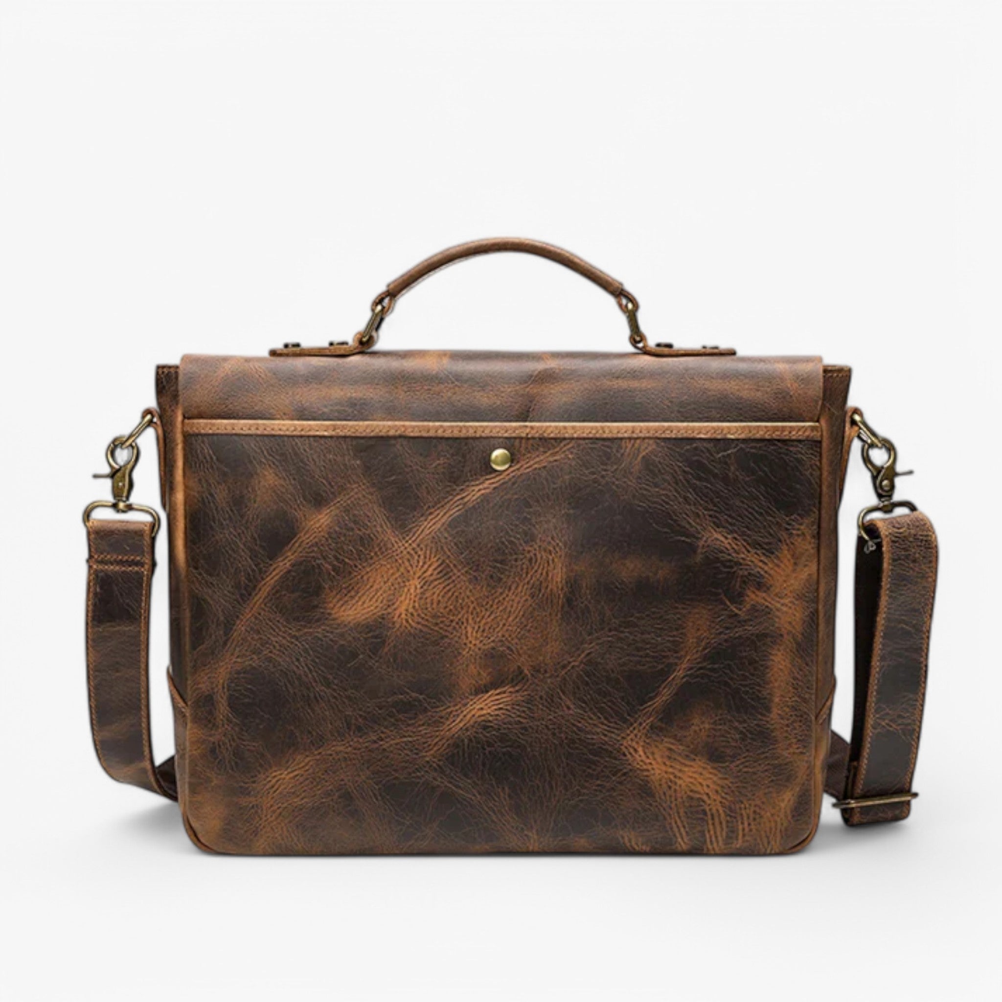 Matthew | Vintage læder skuldertaske - - bags - {{ product_tags }