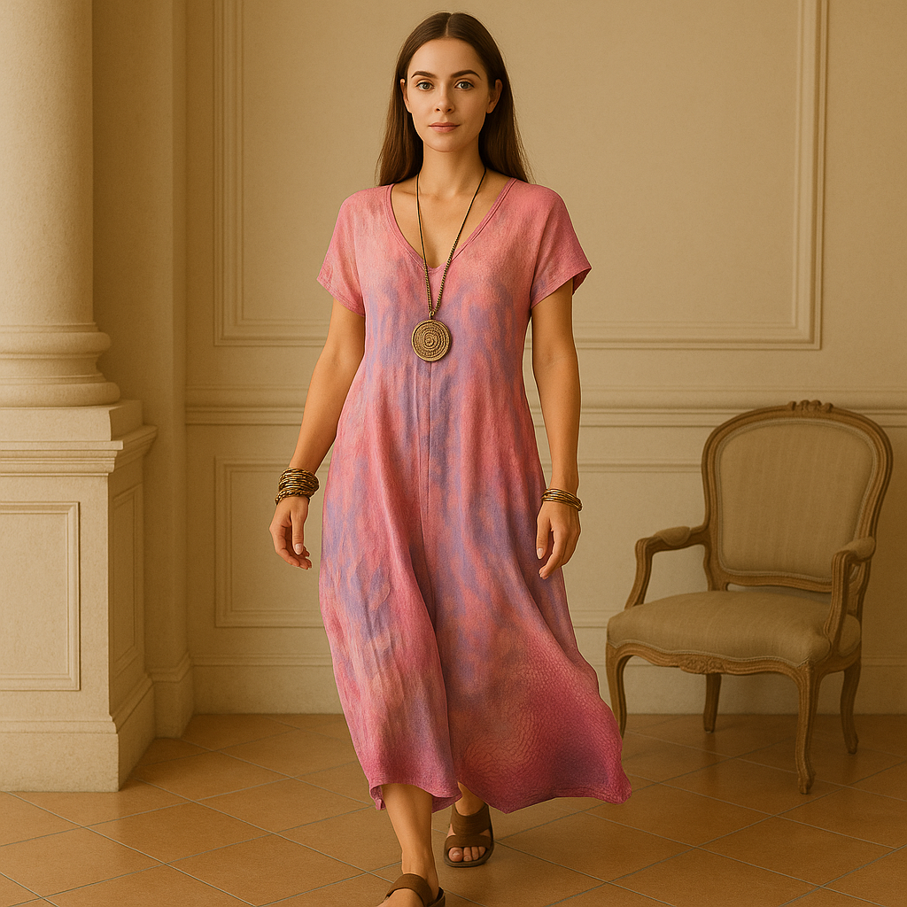 Marie - Vintage Gradient Kjole - - women's fashion - {{ product_tags }