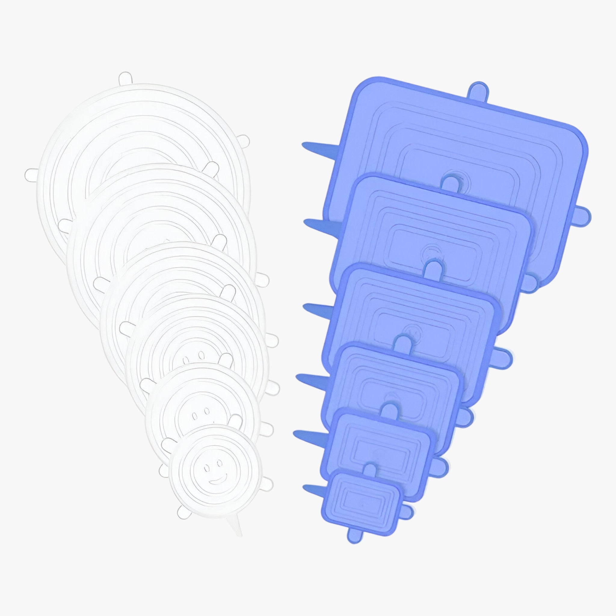 12 stk Silikone Dæk | Bæredygtige, genanvendelige maddække - Sæt 9 - house & garden - {{ product_tags }