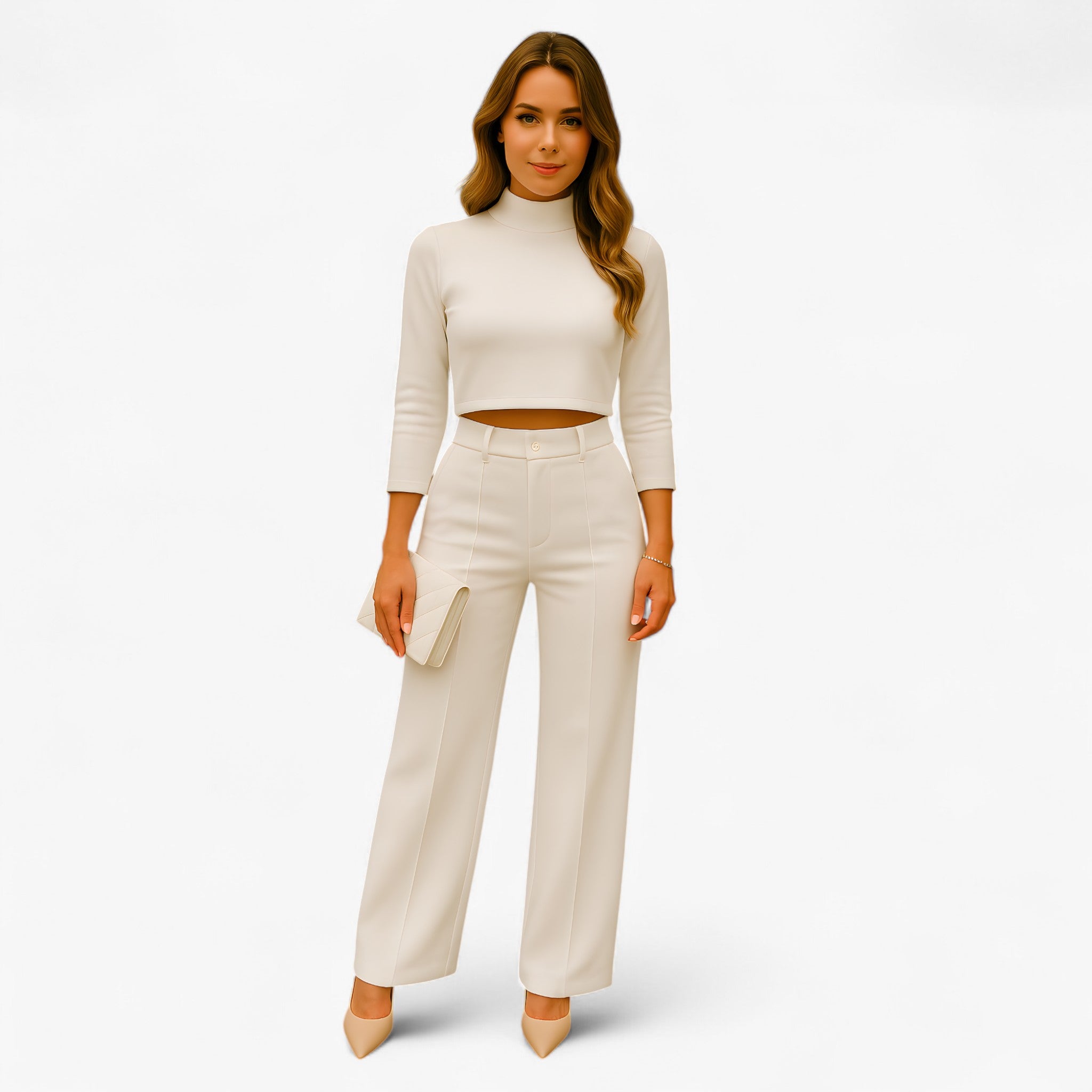 Beth | To-delt Sæt – Stil uden Besvær fra Dag til Nat - Hvid - women's fashion - {{ product_tags }
