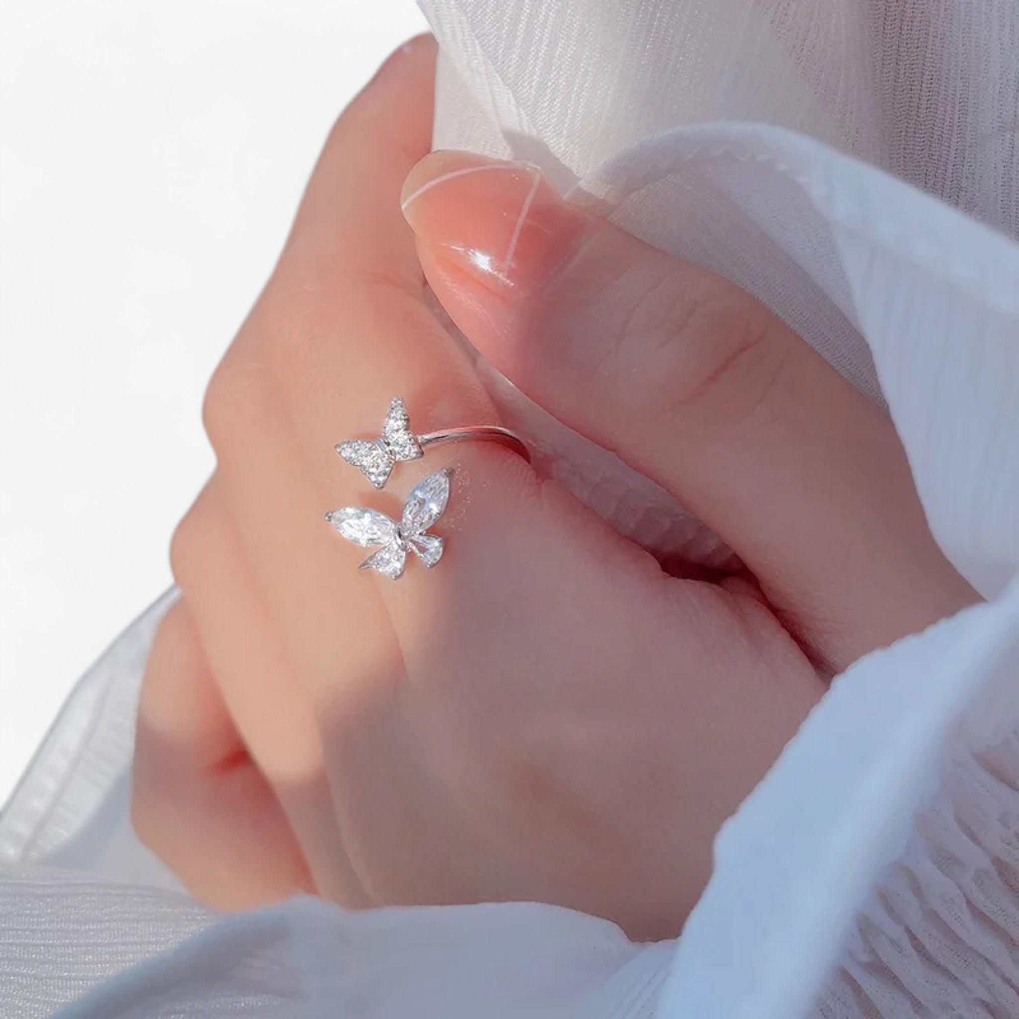 ARGENT | Åbne sommerfugleringe - For graciøs hverdagsæng elegance - - women's fashion - {{ product_tags }
