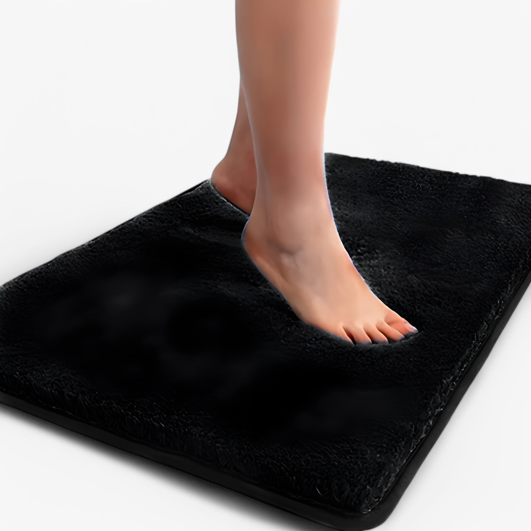 Lonneke | Blød, tykkere badmåtte | Absorberende & skridsikker - Sort - house & garden - {{ product_tags }