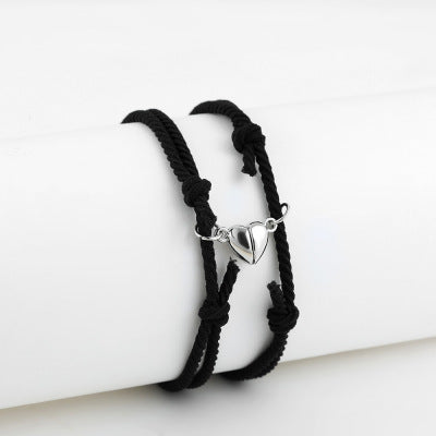Magnetic Love®-armbånd (2 stk.) - Sort + Sort - Magnetic Love®-armbånd (2 stk.)- €25 - {{ product_tags }