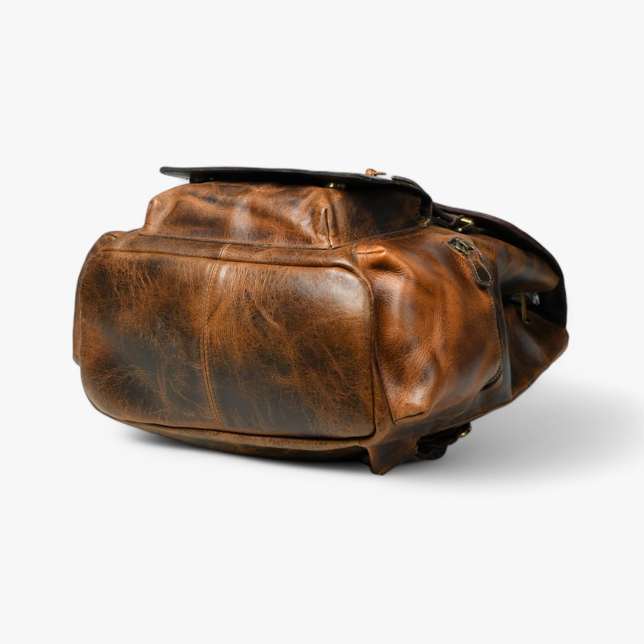 Vortex | Læderrygsæk Brun brændt - - bags - {{ product_tags }