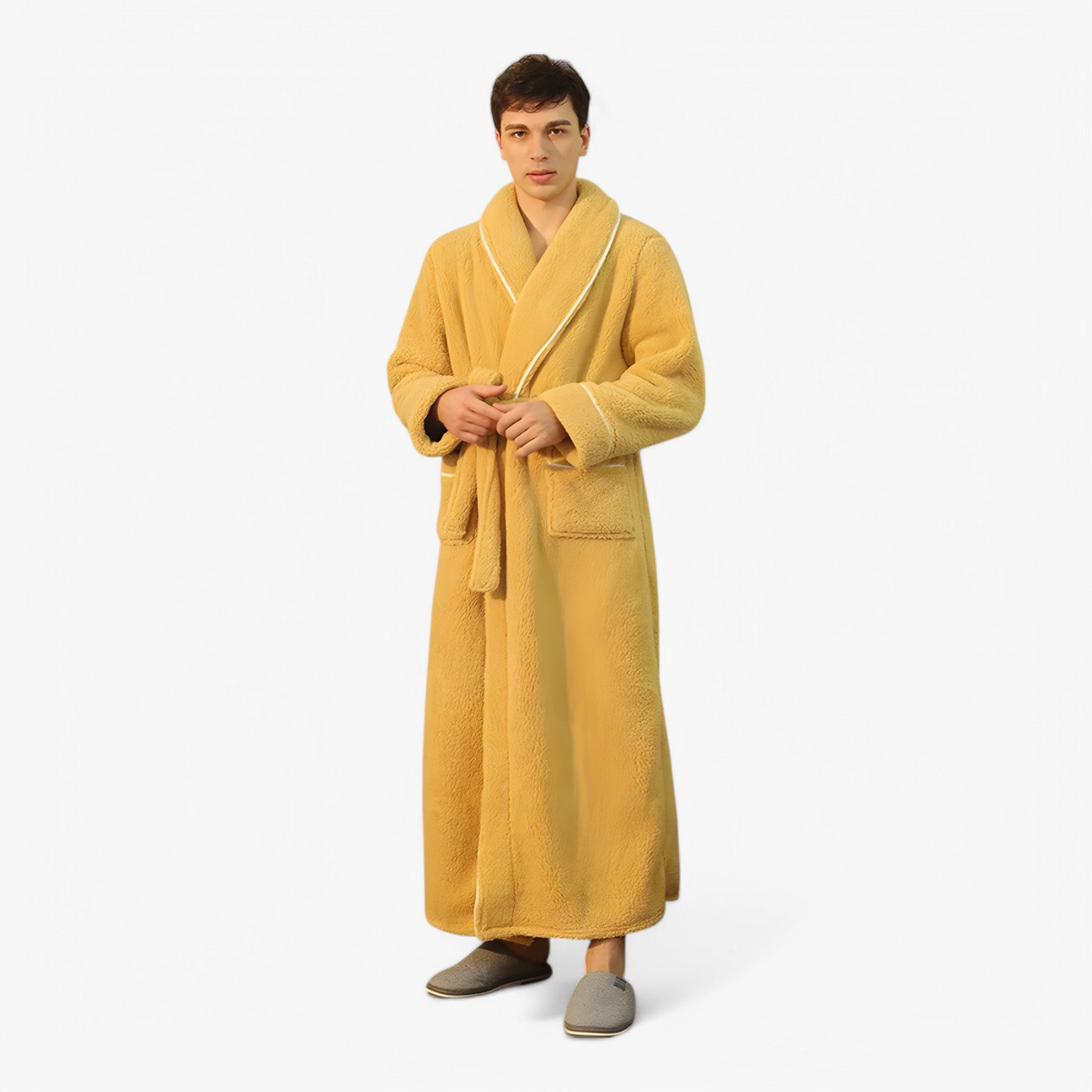 Jessy | Badekåbe - Mand kirsegul - Jessy | Badekåbe - €25 - {{ product_tags }
