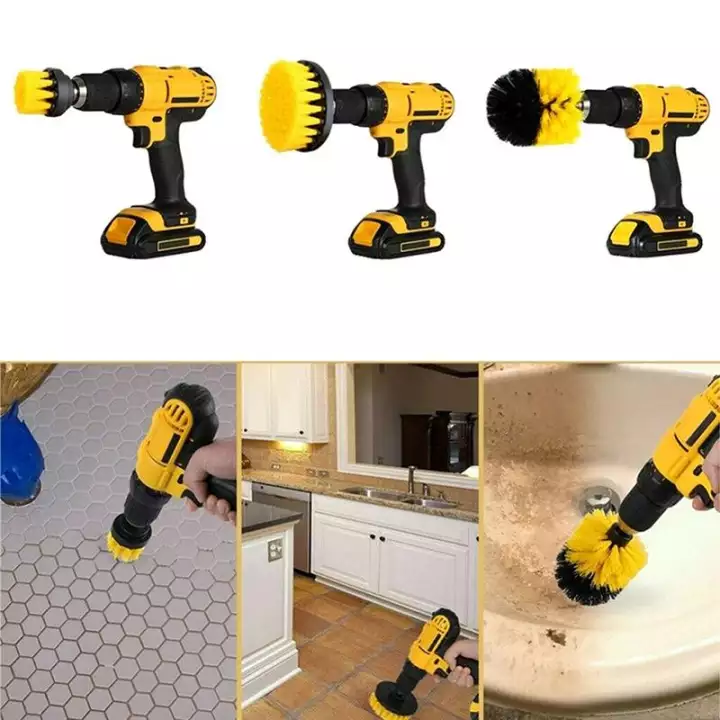 Sæt med 3 kraftige borbørster - - house & garden - {{ product_tags }