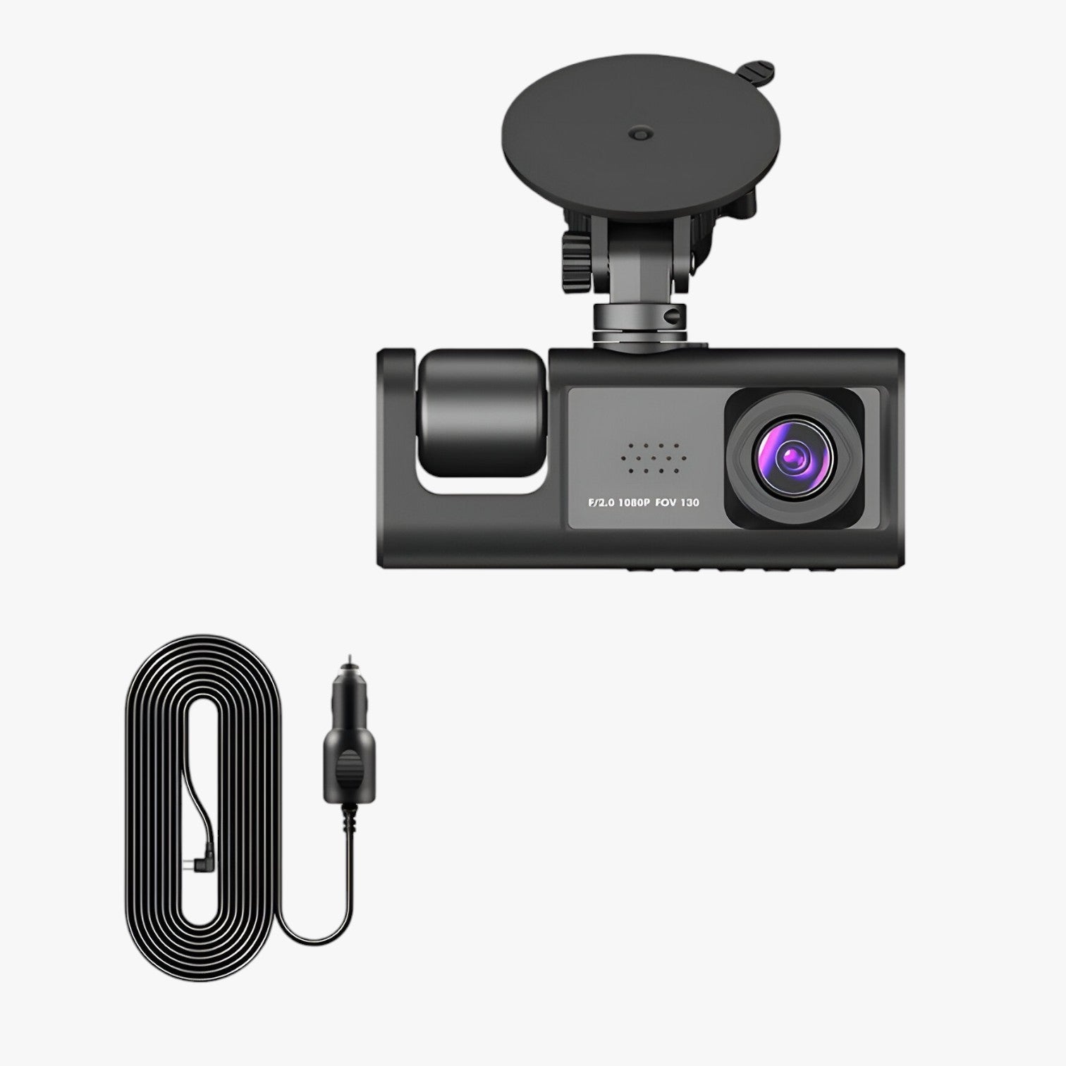 Kayson | 3-kanals bil-dashcam – Altid klart billede, dag og nat - Dual Kamera Ingen WIFI Ingen - other - {{ product_tags }