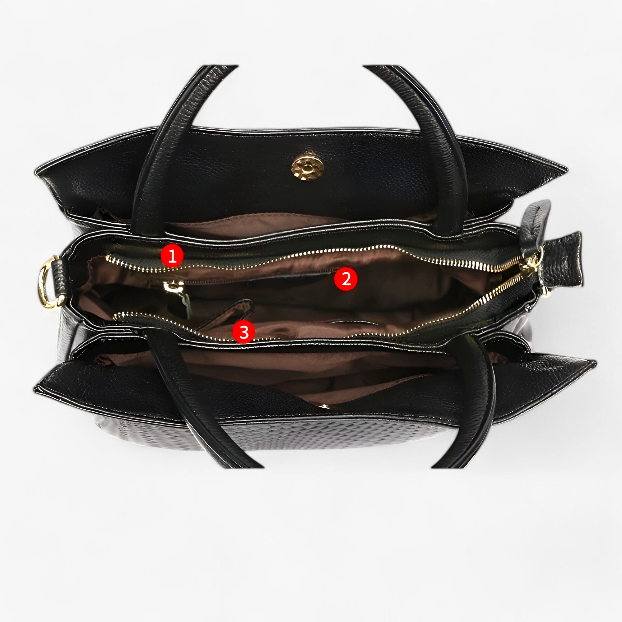 Cornelia - Lædertaske i luksuriøst kraftigt læder - elegant og holdbar - - bags - {{ product_tags }