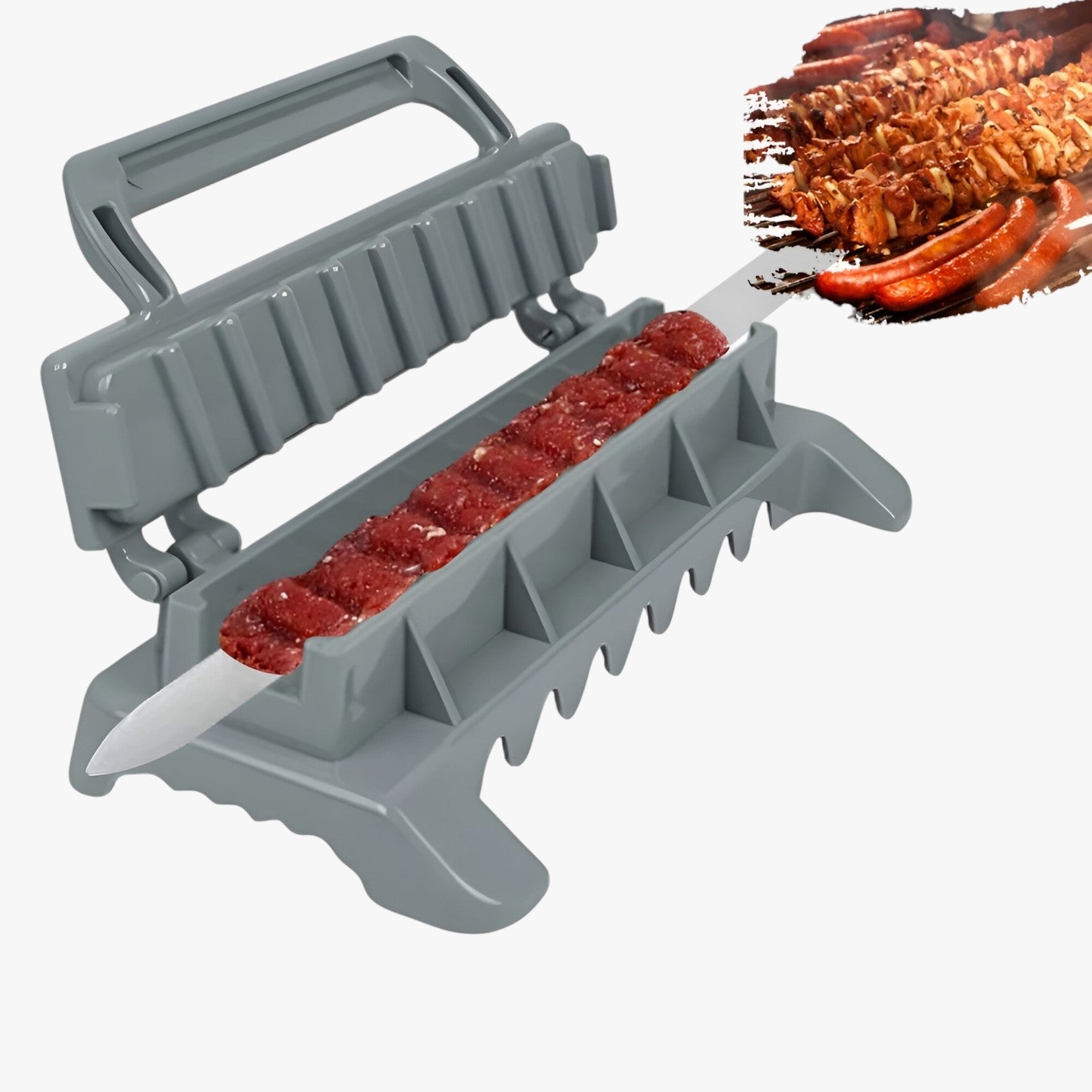Leroy | BBQ Kebab Maker - Hurtige og Nemme Perfekte Spyd - - house & garden - {{ product_tags }