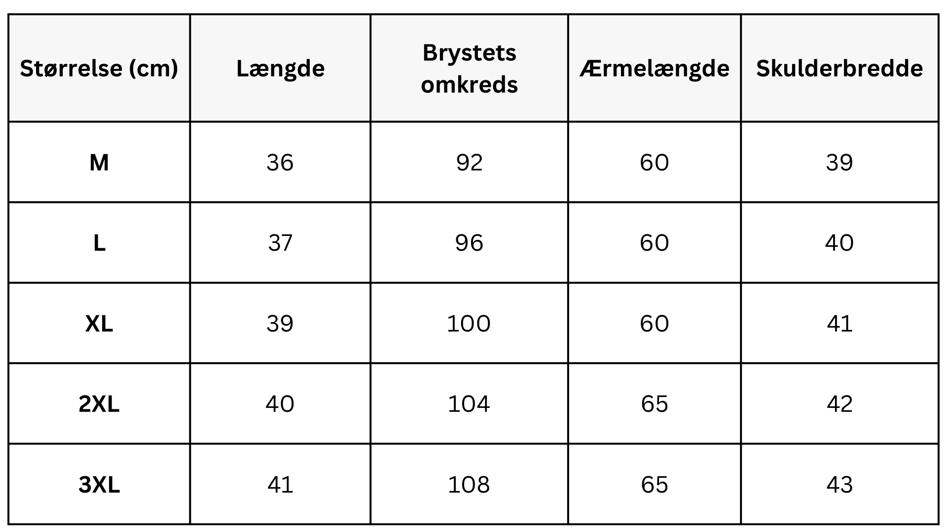 Size Guide
