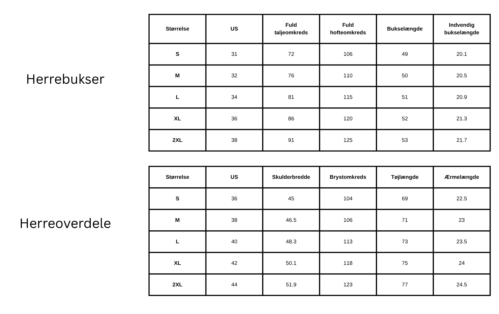 Size Guide