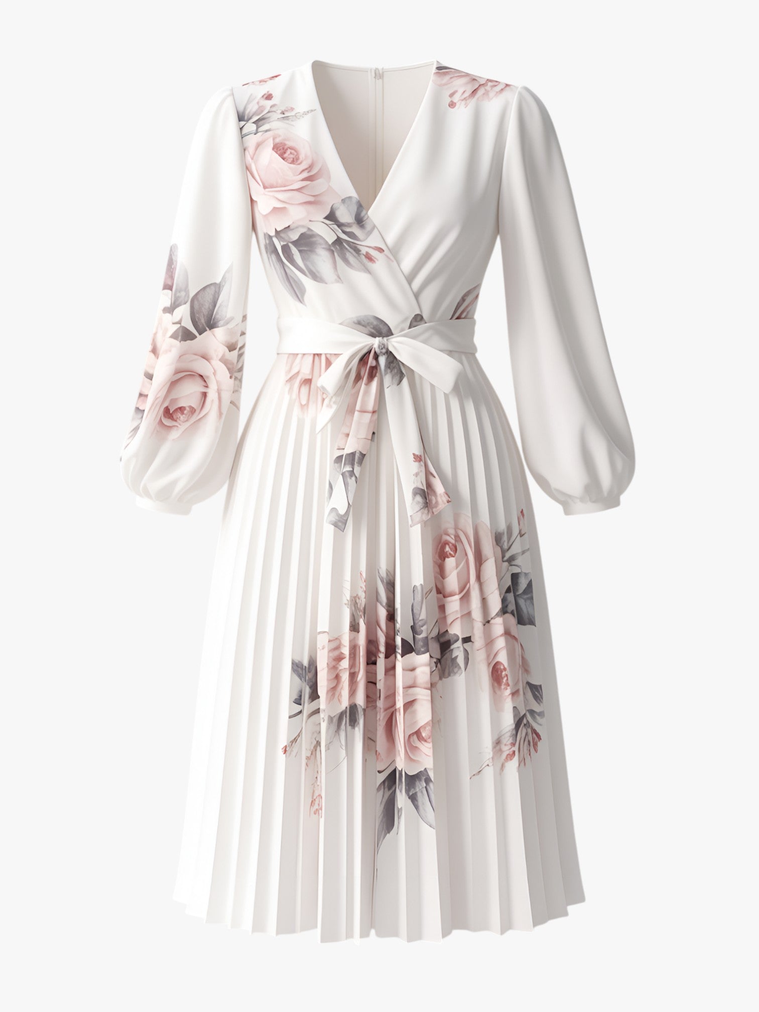 Agnes | Maxikjole med blomsterprint til kvinder - - Maxi Kjoler - {{ product_tags }