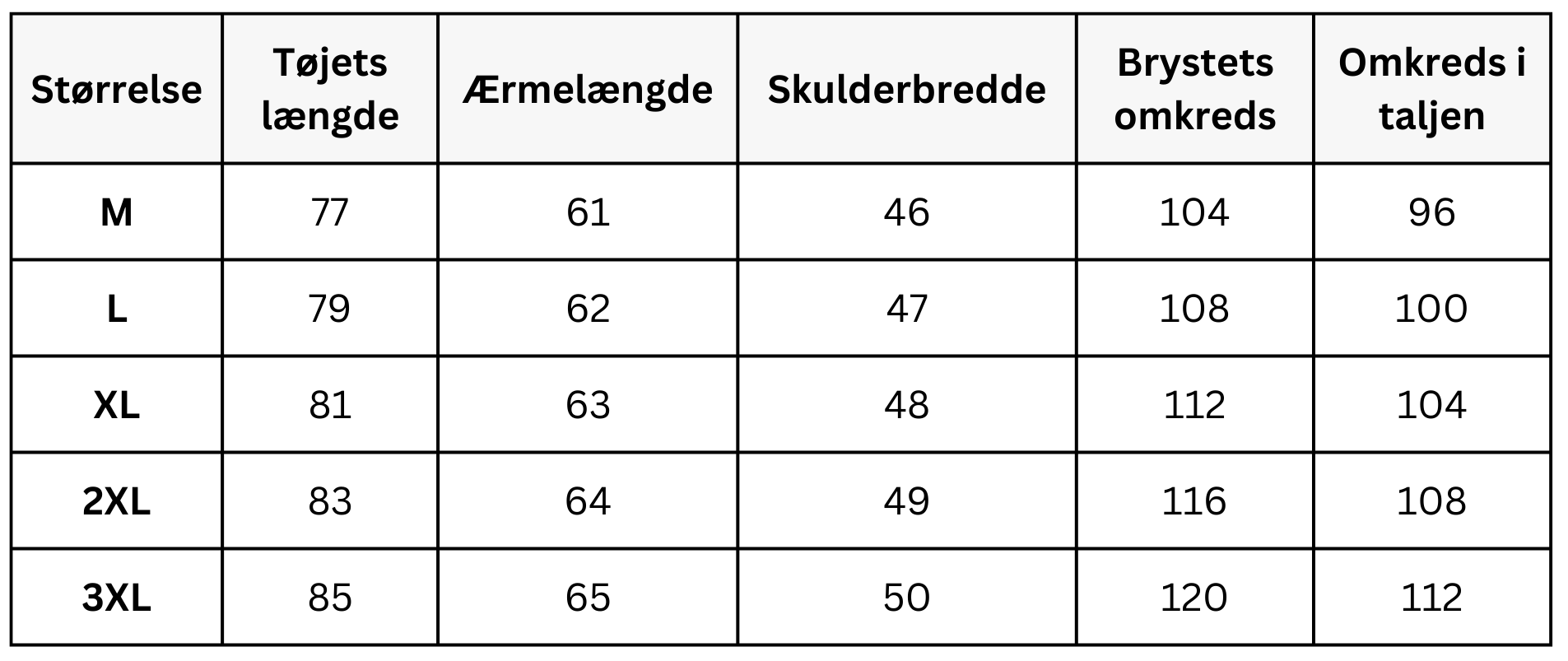 Size Guide