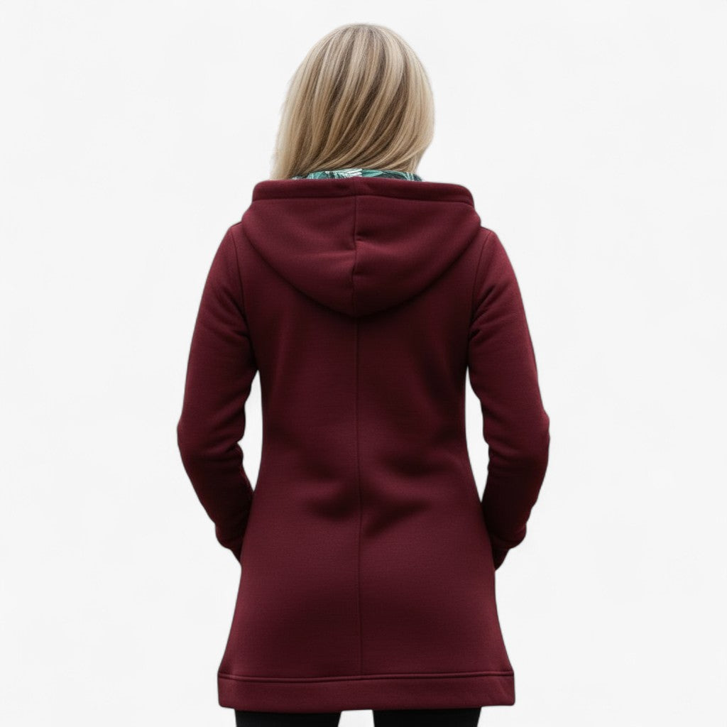 Amaya | Varm Vinterfrakke med Hætte – Blød Komfort til Kolde Dage - - coats - {{ product_tags }