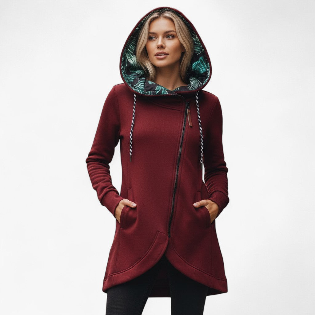 Amaya | Varm Vinterfrakke med Hætte – Blød Komfort til Kolde Dage - - coats - {{ product_tags }