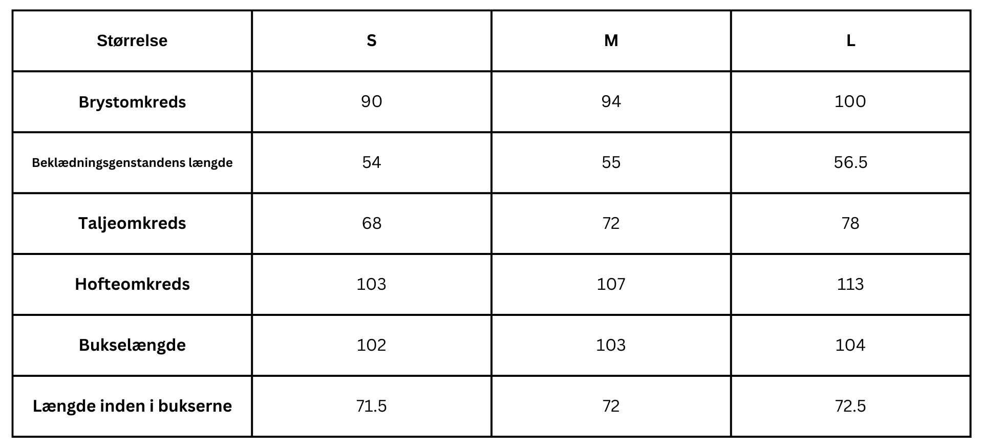 Size Guide