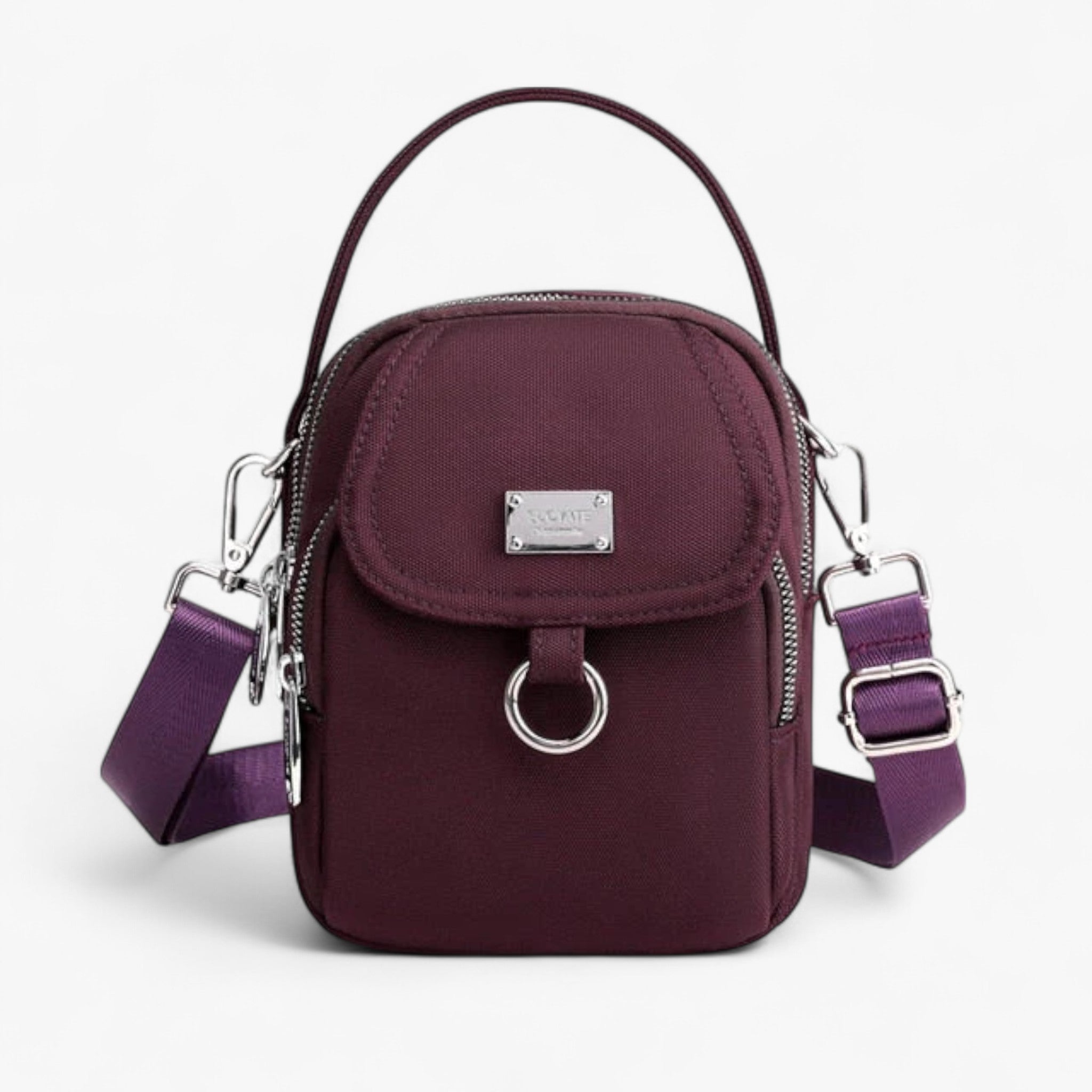 Aurora | Lille Skuldertaske - Mørk lilla - Aurora | Lille Skuldertaske - €25 - {{ product_tags }