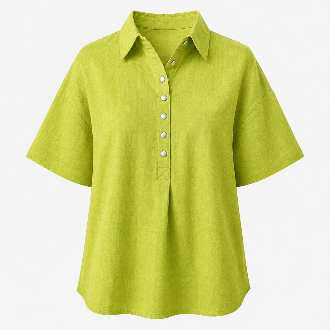 Ava | Collared Button-Up Blouse