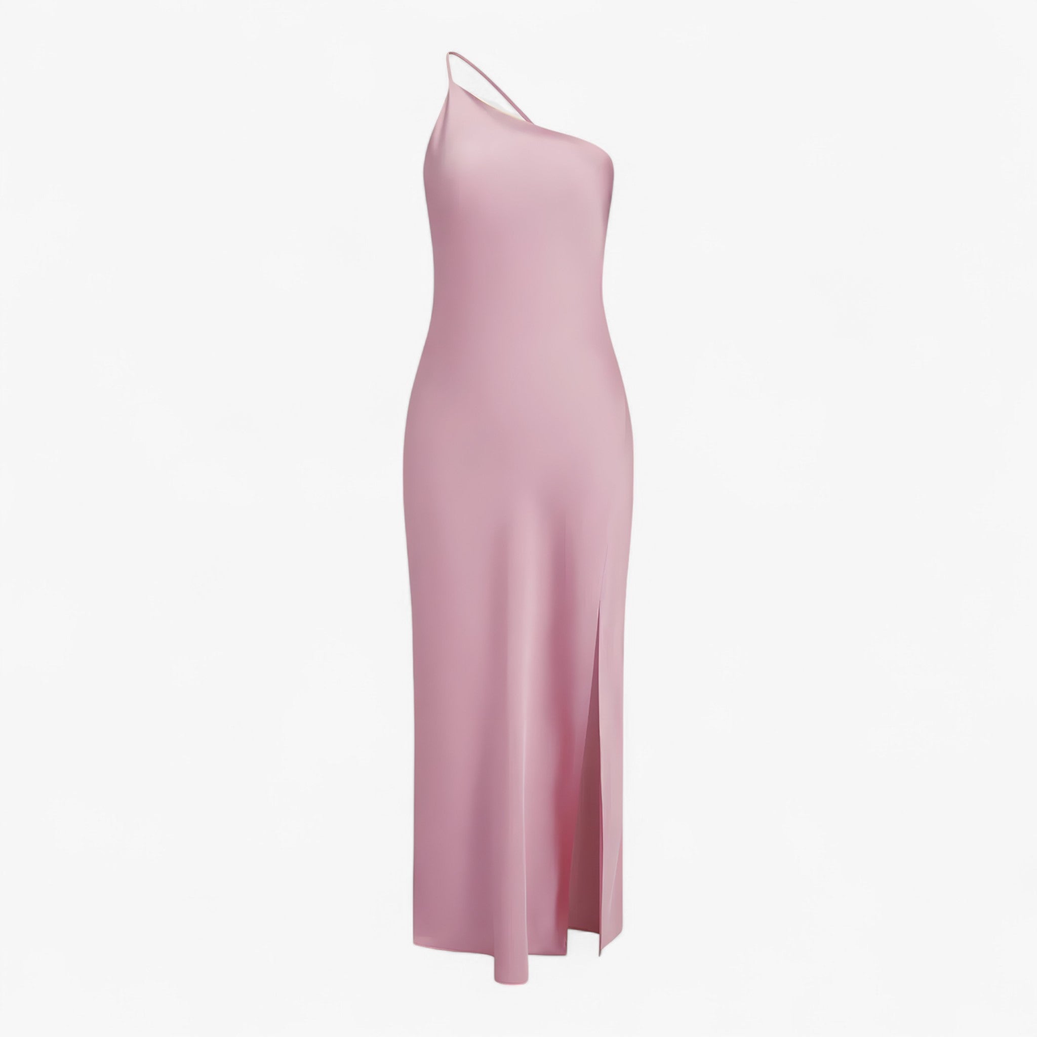 Jenny | Lang Satin Kjole Moonlight - Rosa - women's fashion - {{ product_tags }
