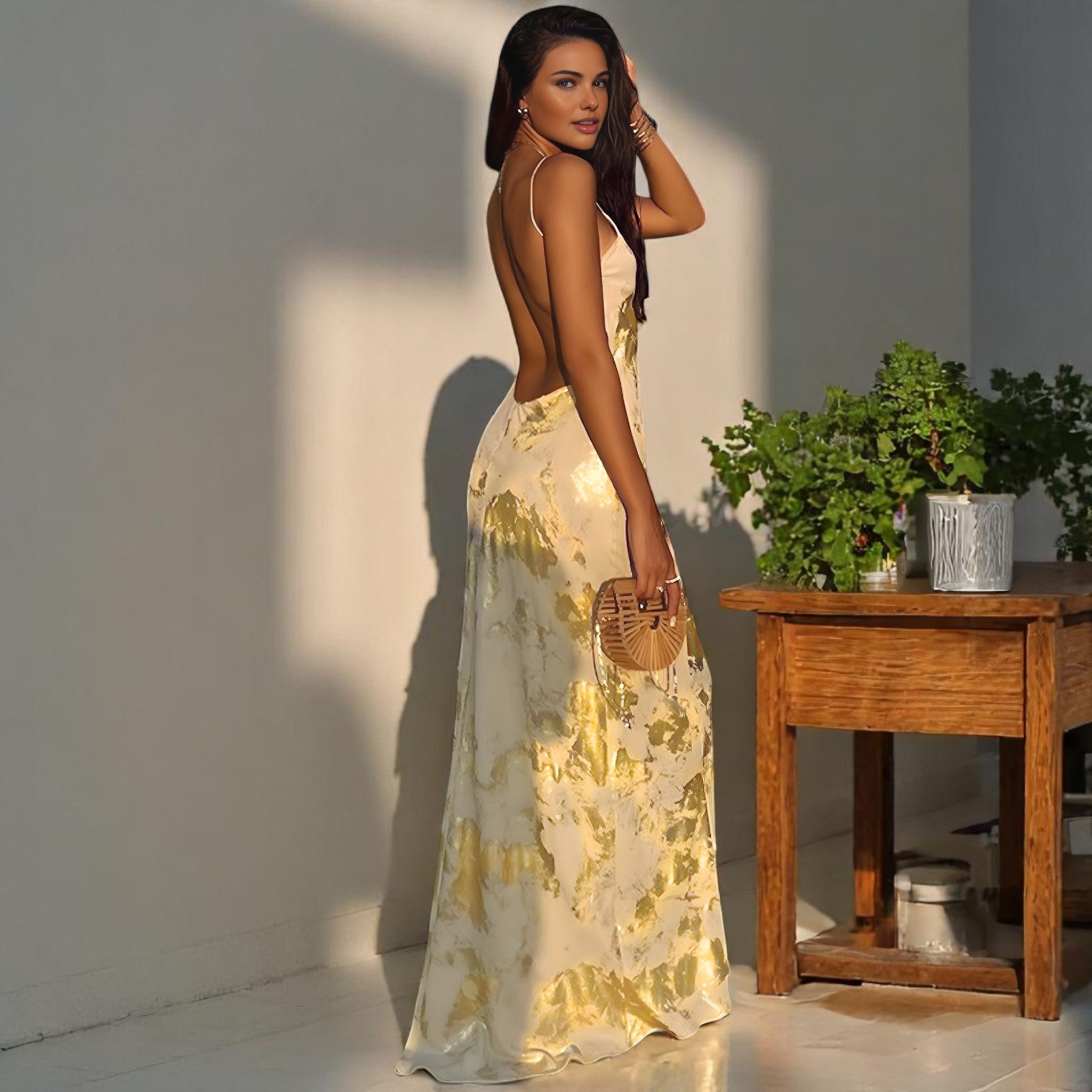 Sofia | Silke Aftenkjole – Elegance, der Føles Lige så God som den Ser Ud - - women's fashion - {{ product_tags }