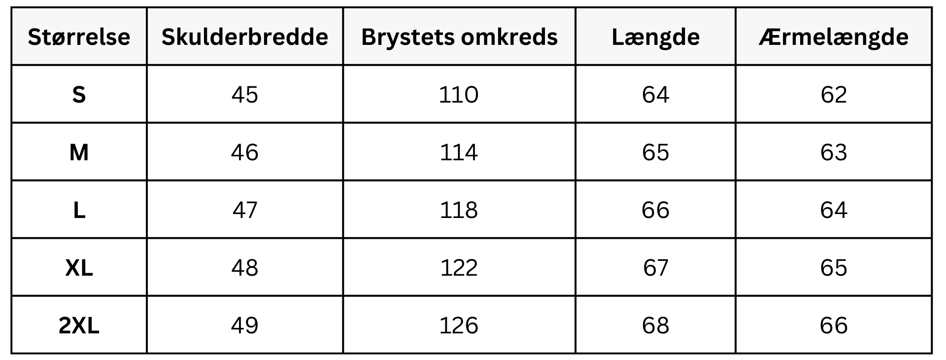 Size Guide