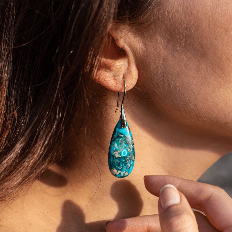 Regaliet øreringe med dråbebeskyttelse OceanEnergy - - women's fashion - {{ product_tags }