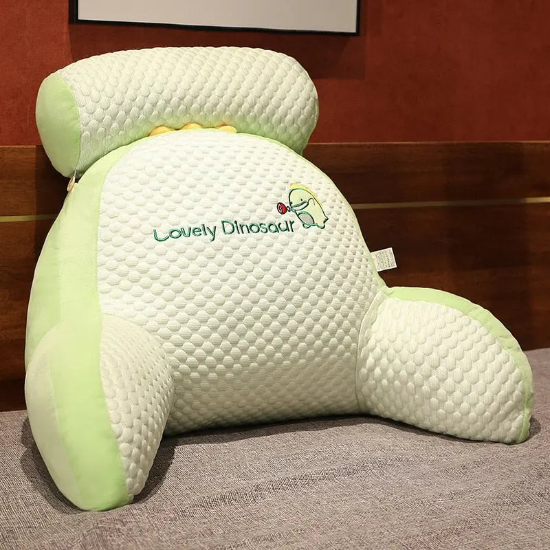 Ergonomisk Kilepude i Bomuld - Ryg- og Benstøtte med Motiv - Dinosaur - Home & Garden > Home Décor > Cushions & Pillows > Support Cushions > Backrest Pillows - {{ product_tags }