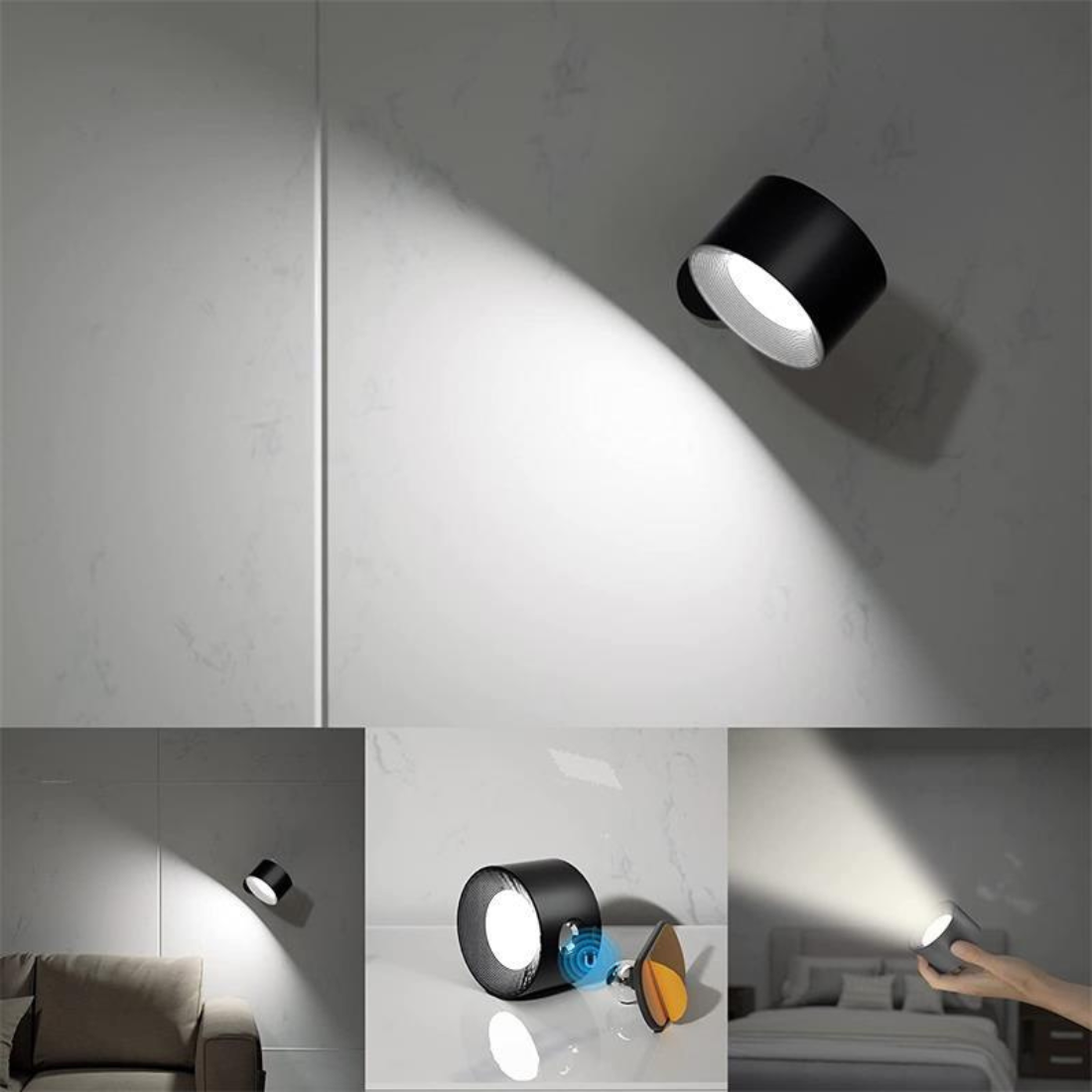 Flexilight™ | 360° trådløs genopladelig væglampe - - house & garden - {{ product_tags }