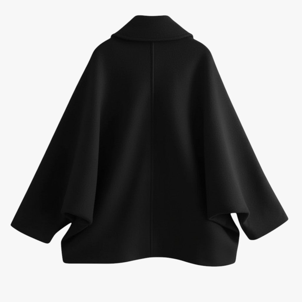Livia | Dame Oversize Uld Frakke til Vinter - - Damefrakker og jakker - {{ product_tags }
