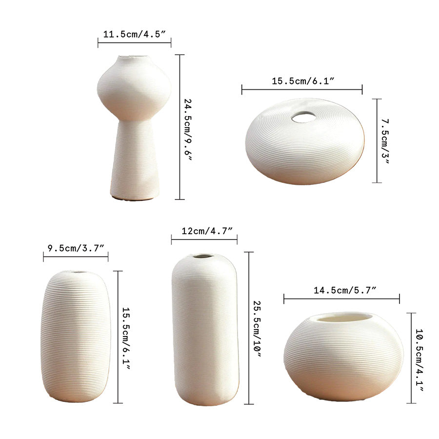 Handlavede keramikvaser | Elegante indretningsdetaljer - - house & garden - {{ product_tags }