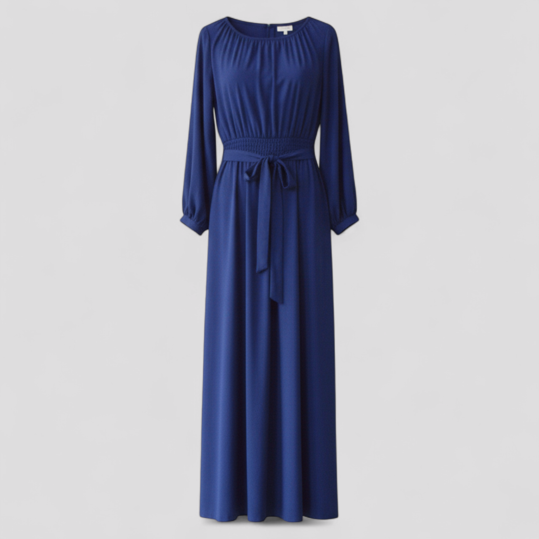 Clara | Elegant Maxikjole med bælte - Blå - Clara | Elegant Maxikjole med bælte- €25 - {{ product_tags }
