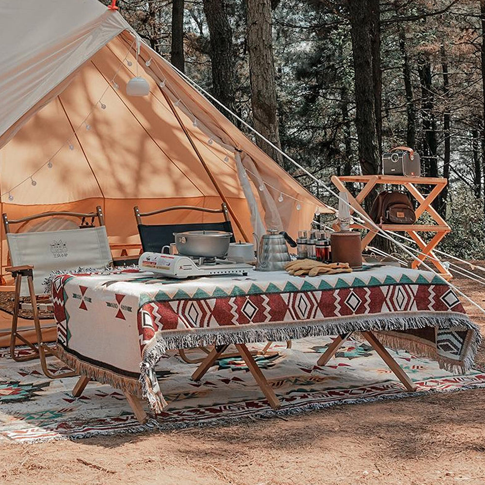 Boho Picnic Blanket | Et moderigtigt boheme-tæppe til dine udendørs aktiviteter - - house & garden - {{ product_tags }