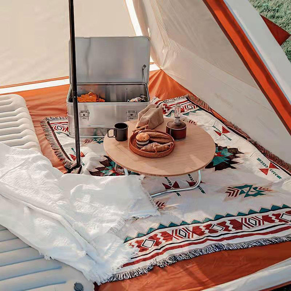 Boho Picnic Blanket | Et moderigtigt boheme-tæppe til dine udendørs aktiviteter - - house & garden - {{ product_tags }