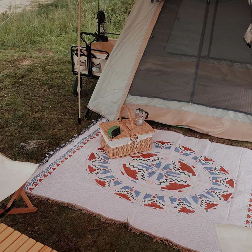 Boho Picnic Blanket | Et moderigtigt boheme-tæppe til dine udendørs aktiviteter - B - house & garden - {{ product_tags }